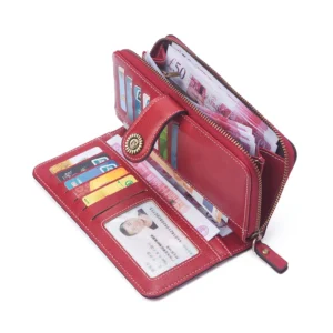 Long Phone Wallet for Women – Stylish & Functional Leather Purse